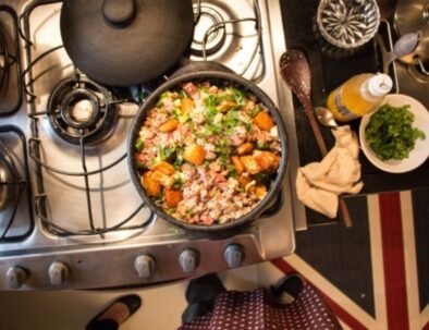 cooking a brazilian dish in Sao Paulo